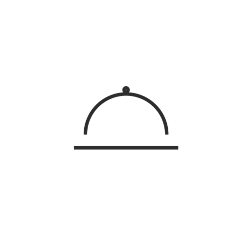 Minimalist icon representing the fully equipped indoor kitchen.