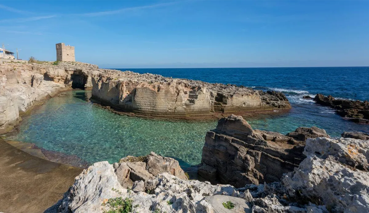 Marina Serra: The spectacular natural oceanic pool carved into the rocks.