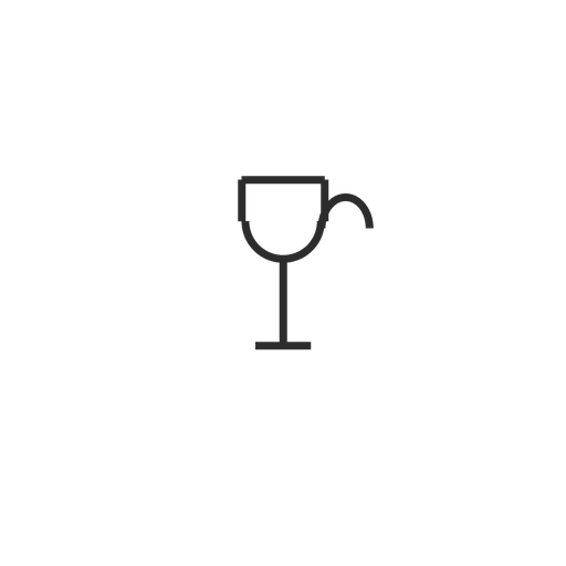 Minimalist icon representing the outdoor kitchenette and dining area.