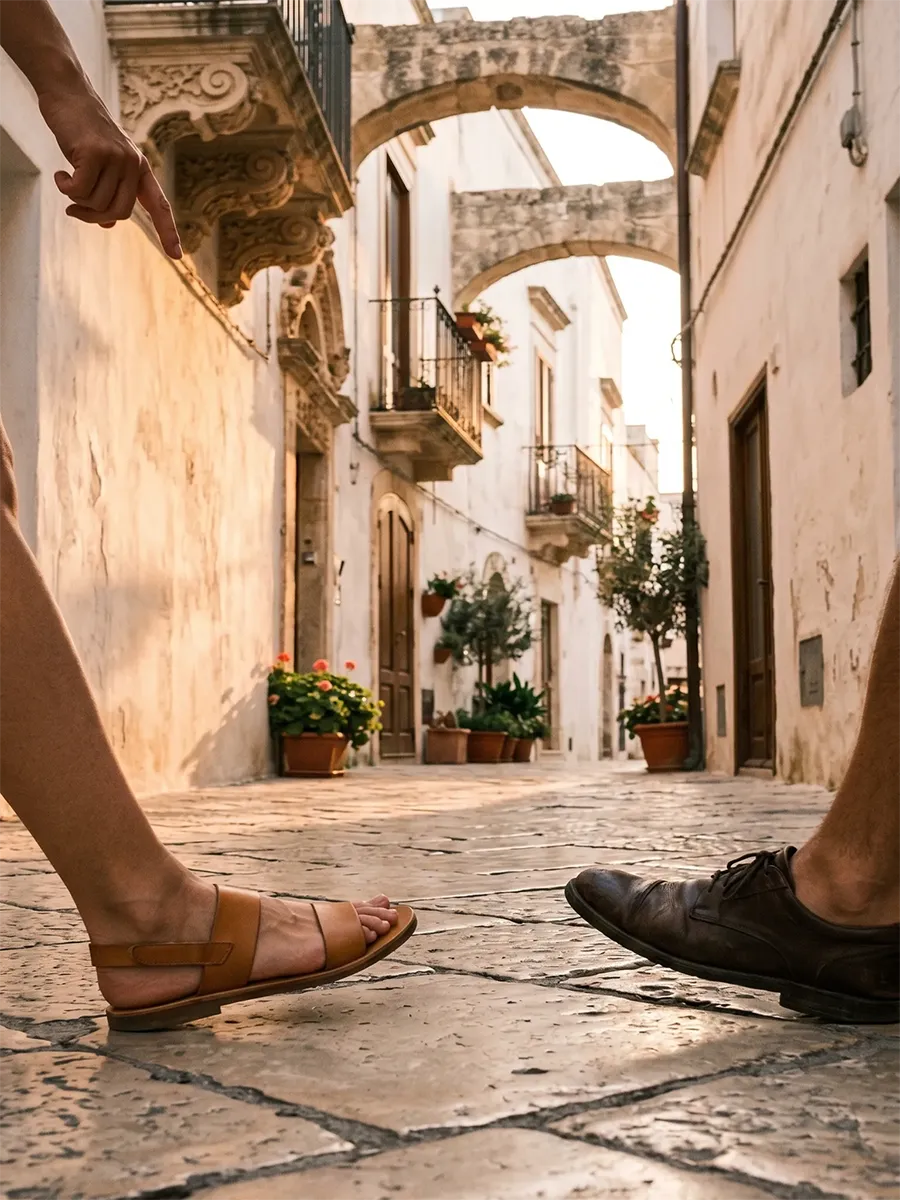 Exploring ancient villages and historic towns in Southern Italy.