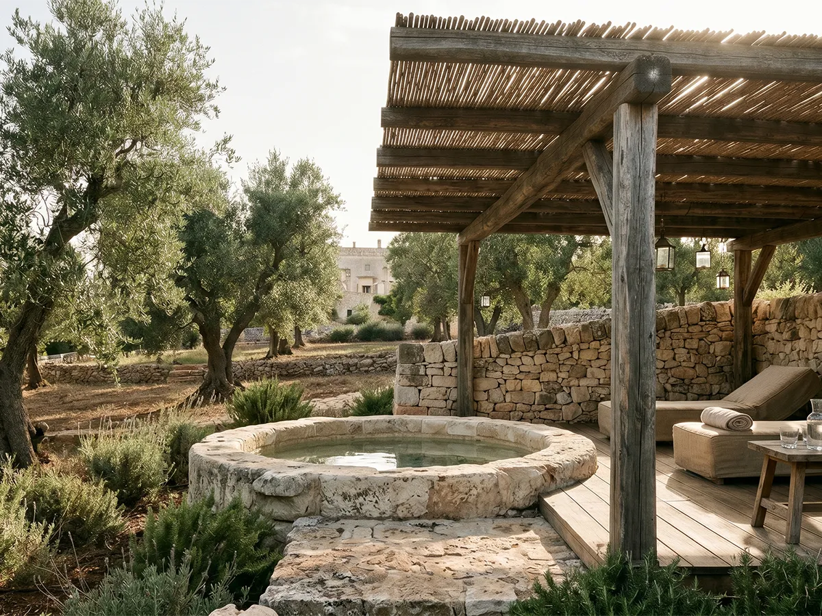 Quiet outdoor spaces designed to slow down and enjoy the Mediterranean lifestyle.