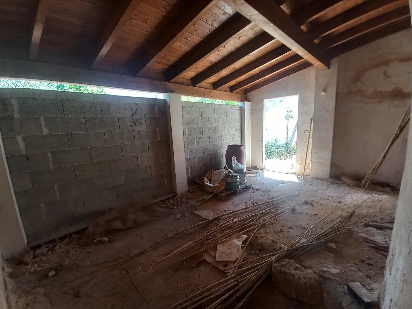 The Light Suite before the meticulous architectural restoration of the historic property - Before.