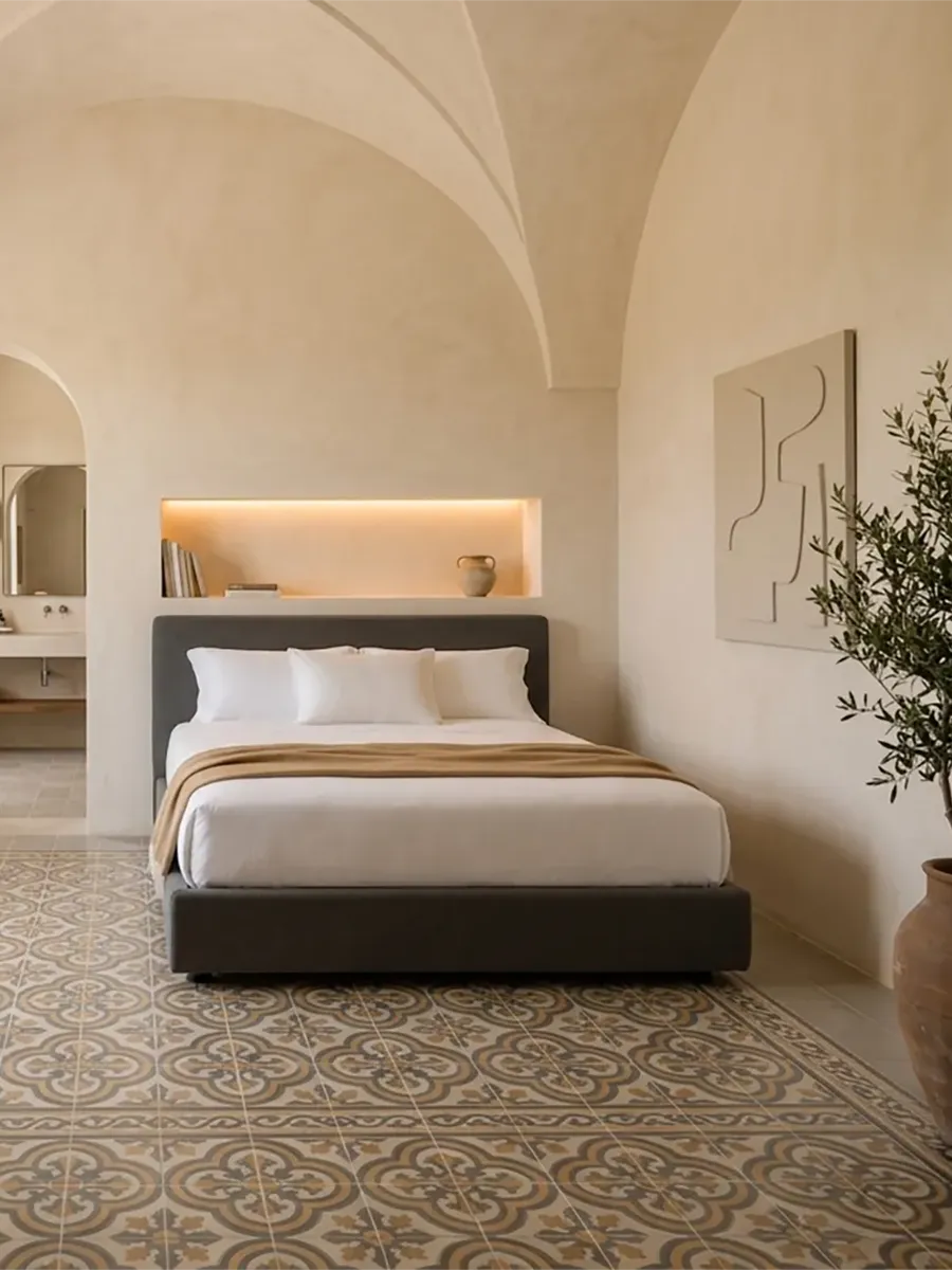 The Rest Suite combining historic Apulian architecture with contemporary Italian design.